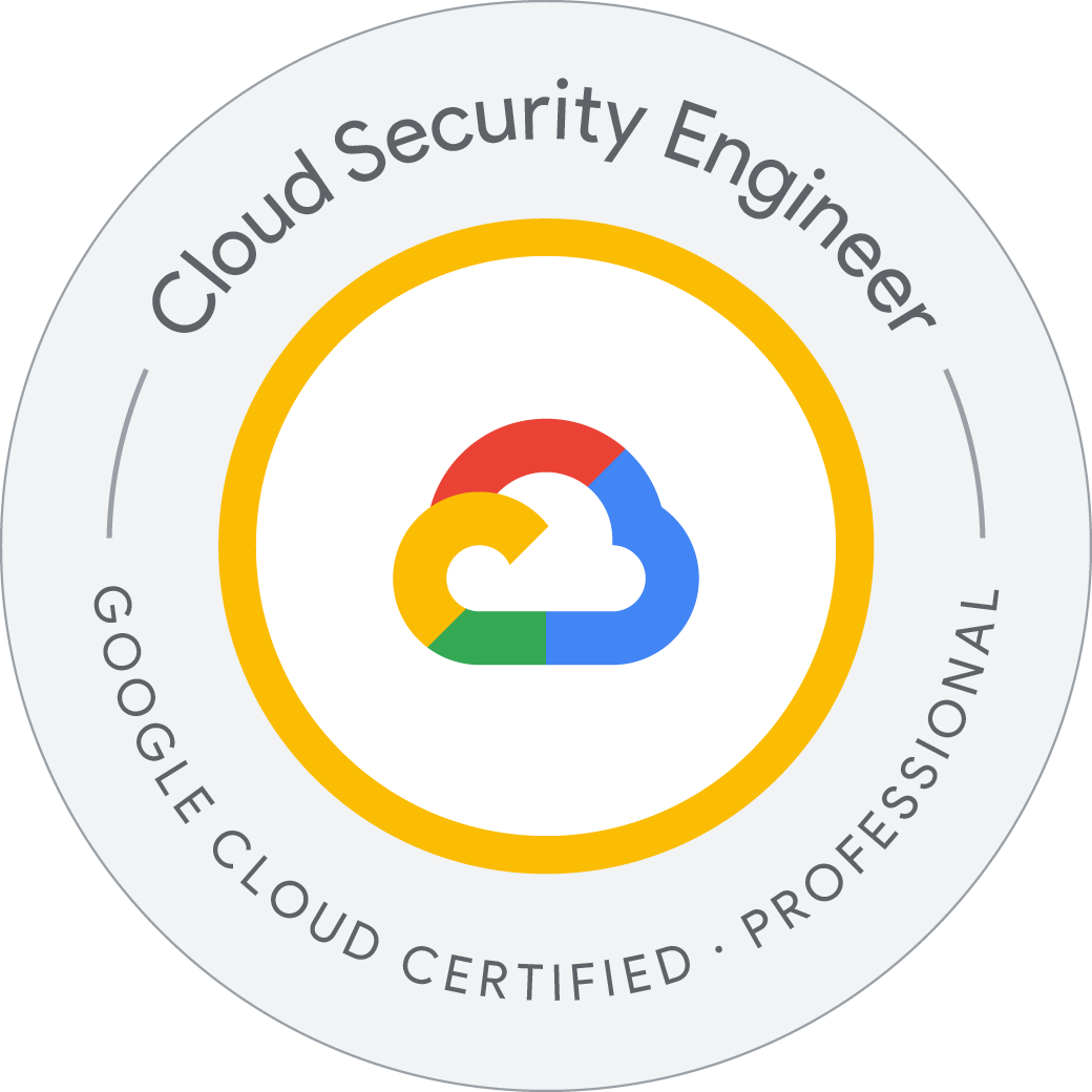 Google Cloud Certified Security Engineer Badge